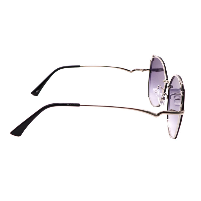 431 Large Frame Metal Irregular Ladies Polarized Color Fashion Sunglasses UV400 Street Shot Shades for Women Men Eyeglasses