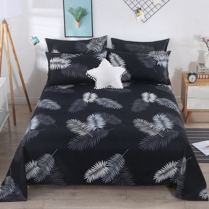 Polyester bed sheets pillowcase 48*74cm pillowslip 120*230cm ,160*230cm,200*230cm sheet free shipping08#