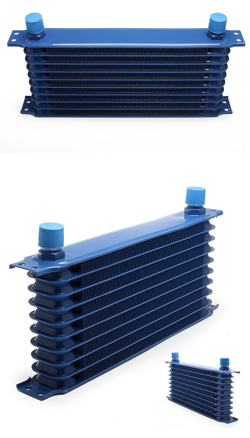 Fit For Japanese Cars Universal 10/15 Row AN10 Full Aluminum Engine Oil Cooler