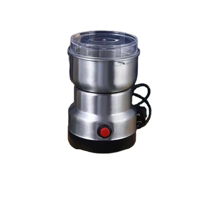 AUNONT Multifunctional Stainless Steel Home Grinder Safe For Soybean Cinnamon Home Small Grinder Electric Spice Grinder Coffee Bean Grinder