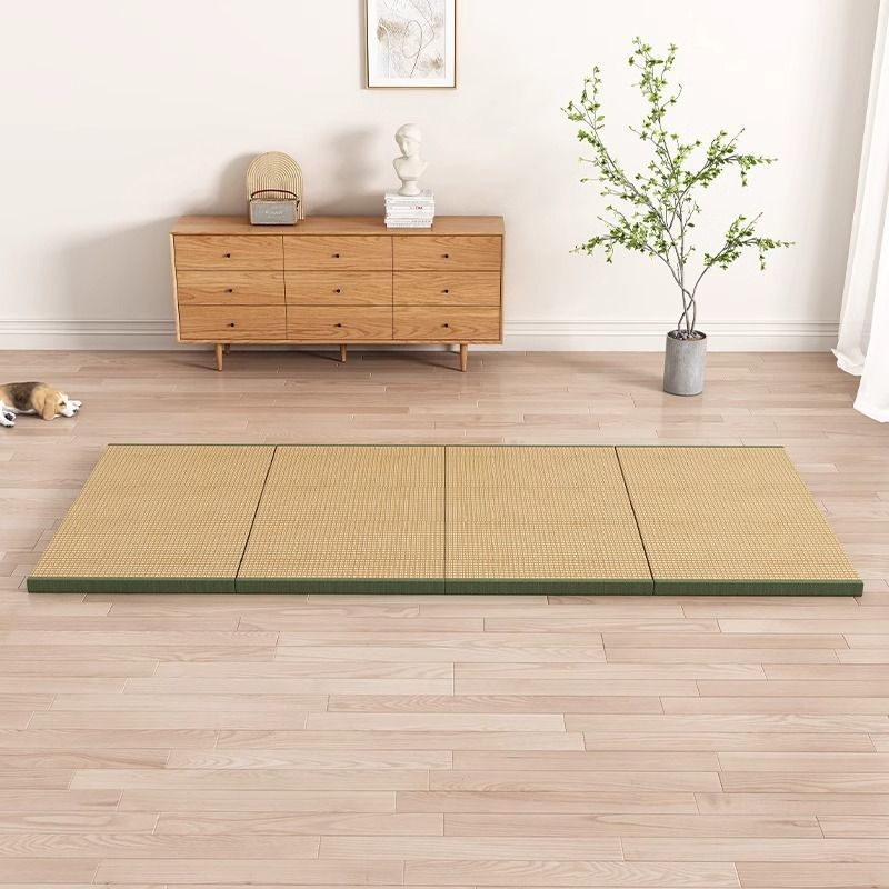Floor Mattress: Foldable Coconut Fiber Sleeping Mat for Living Room, Bedroom, and Guest Room - Lightweight, Breathable & Provides Back Support.