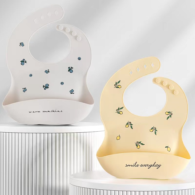 Popular Maternal and Infant Products Baby Bibs Waterproof Children's Silicone Bibs Baby Saliva Rice Pockets Disposable