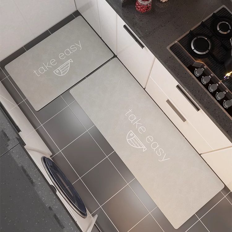 Kitchen Floor Mats, Non-Slip Waterproof Carpets, Dirt-Resistant Home Door Mats