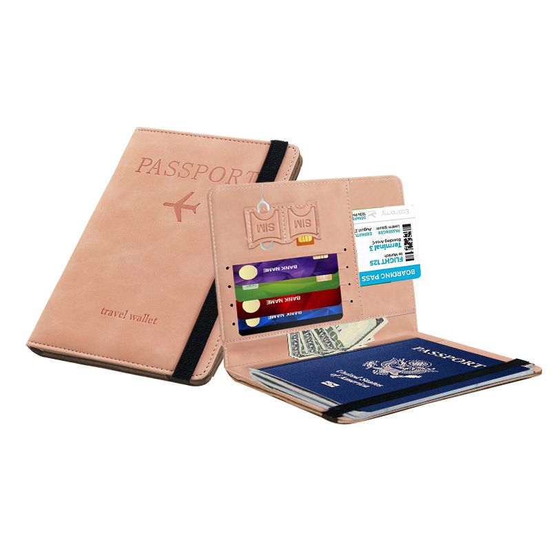 Men's and Women's Multifunctional Passport Card Holder ,Lightweight and Convenient Document Holder
