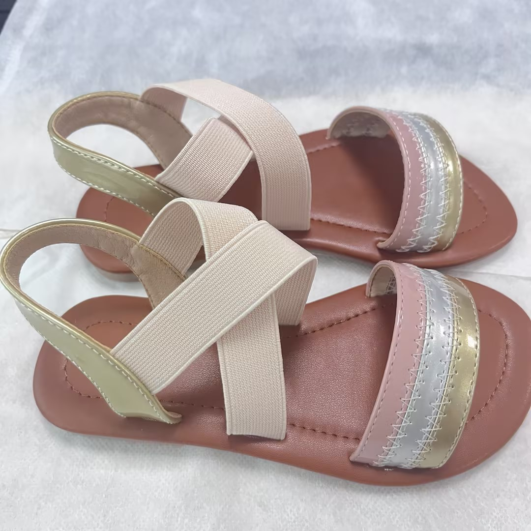 Fashionable Flat Foot Shoes For Kids Fancy Children Girls Summer Sandals Footwear