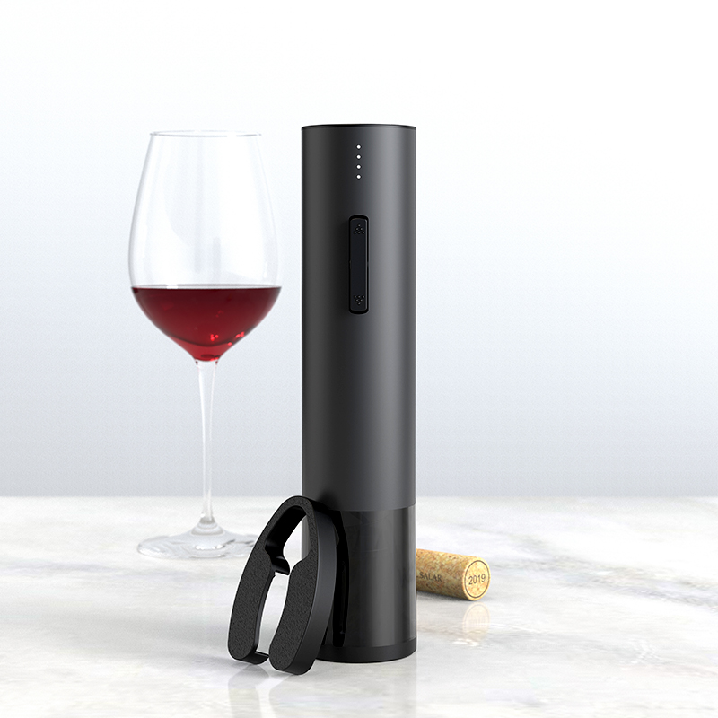 Electric Wine Opener, Automatic Wine Bottle Corkscrew Opener with Foil Cutter One-Click Button for Home Kitchen
