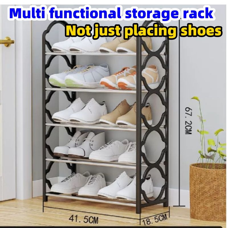 Shoe rack, shoe cabinet, multi-layer multifunctional, assembled integrated shoe rack, simple storage rack free shipping