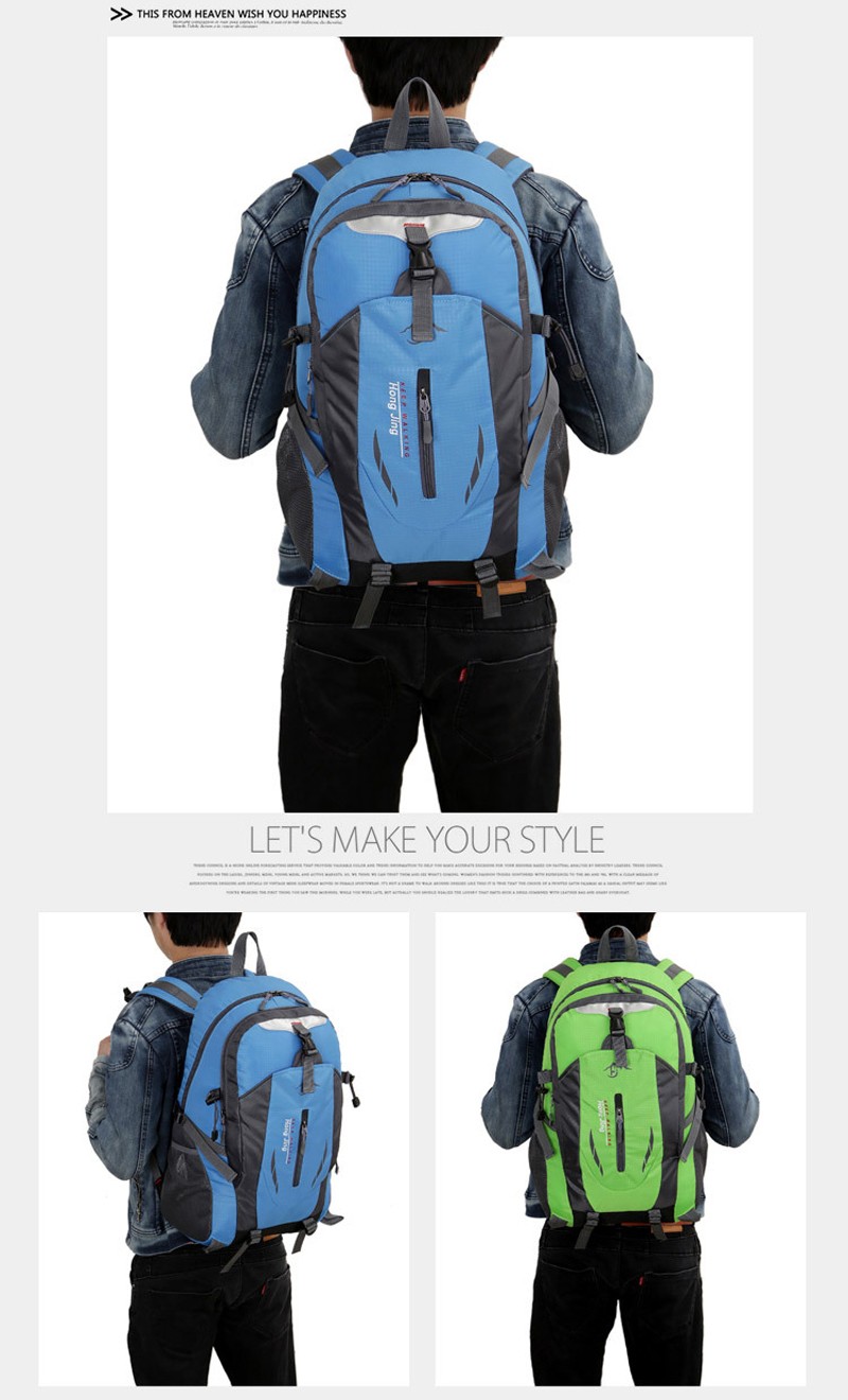 New Men Travel Backpack Nylon Waterproof Youth sport Bags Casual Camping Male Backpack Laptop Backpack Women Outdoor Hiking Bag