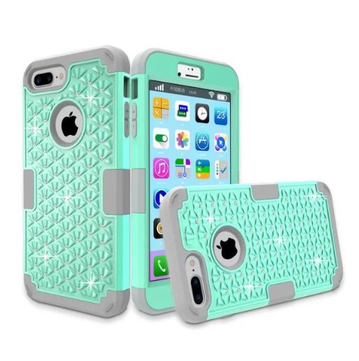 iPhone 7PLUS case, iPhone SE Case 3in1 Hybrid High Impact Soft Silicone Shockproof Hard PC Protective Case Cover for Apple iPhone