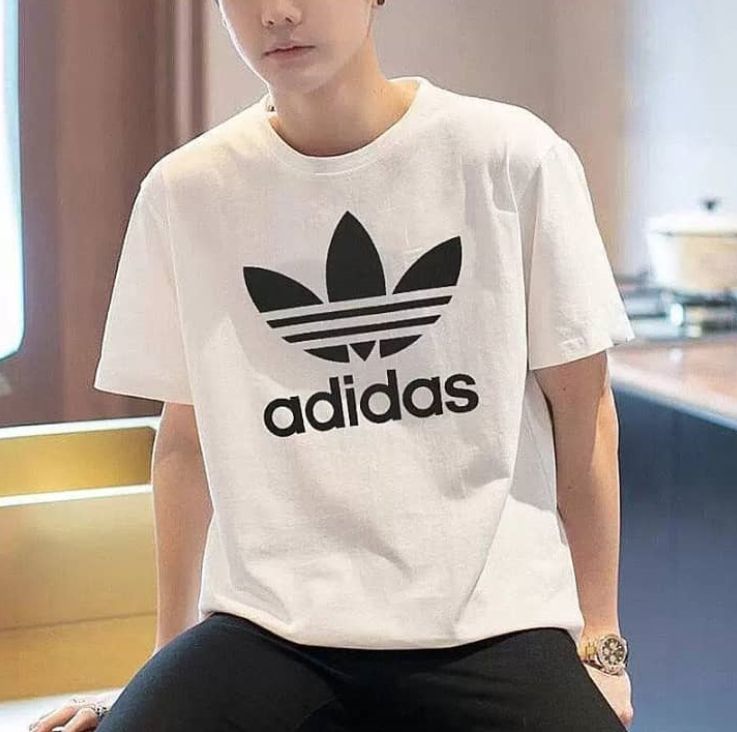 100% cotton unisex customized Adidas playboy David Beckham graphics front printed Plastisol Heat Iron logo Short sleeve casual t-shirt