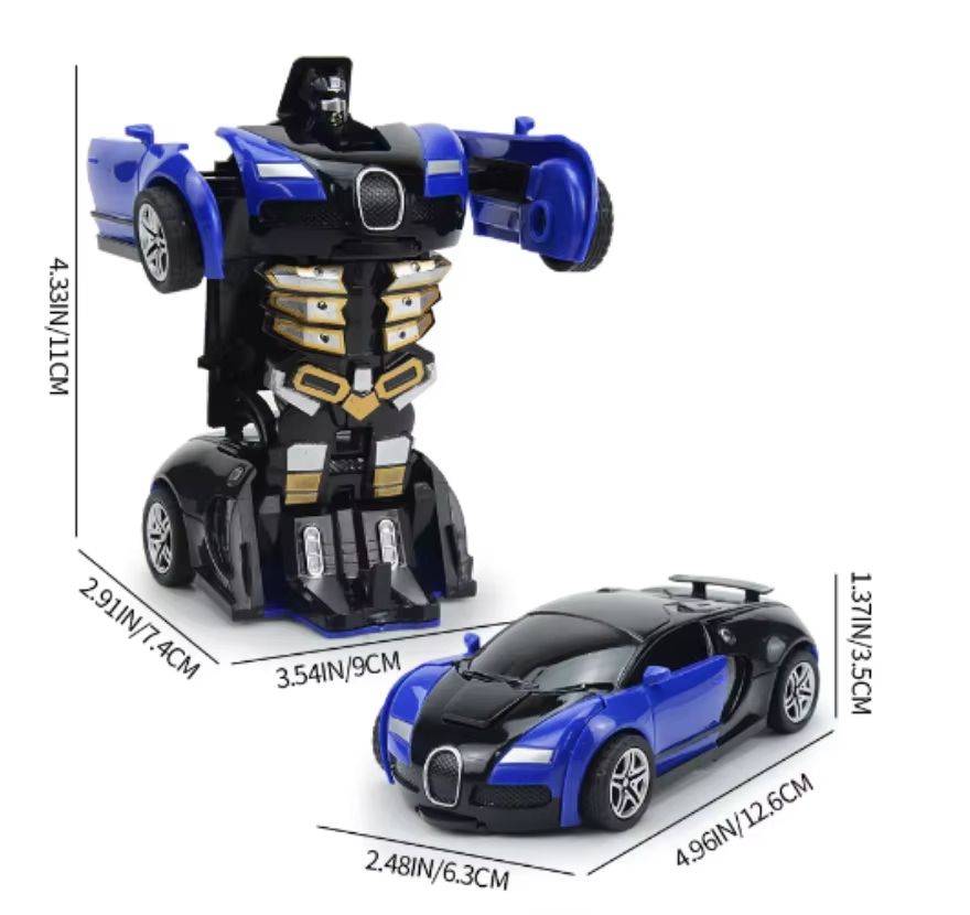 Transforming Robot With One Click Automatic Shape Conversion Boy Gift Toy Car Parent Child Interaction Model Car