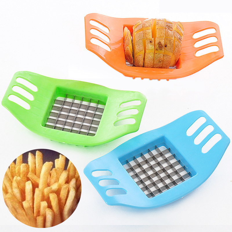 Stainless Steel French Fry Cutter Great Kitchen Tools Potato Cutter Manual Potato Cutter Kitchen Tools Vegetable Fruit Slicer