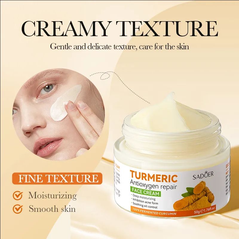 Turmeric Skincare Set Anti Acne Dark Spot Whitening Private Label Soap Serum Scrub Cream Facial Wash face Skin Care Set