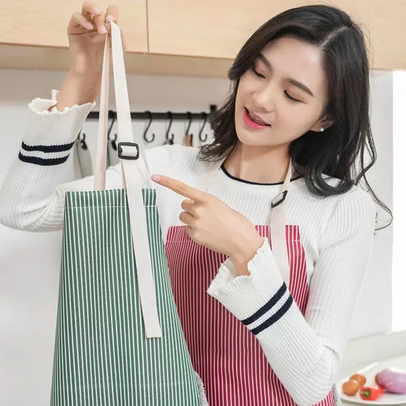 Super Thick Kitchen Apron Waterproof and Oil-proof Sleeveless Overalls Cooking Can Wipe Hands