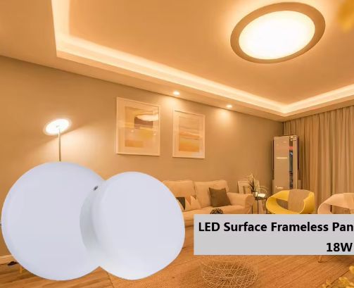 Home Indoor Lamp Flush Mount lighting Ceil Light Living Room Remote Led White Round Led Ceiling Light 18+6W