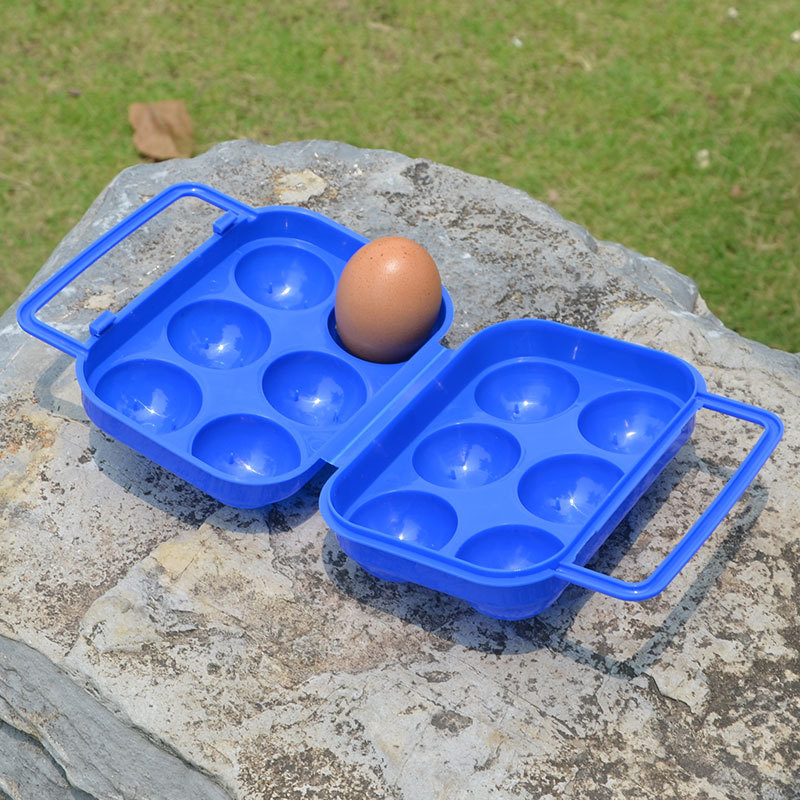 Outdoor Shockproof Egg Tray Indoor Portable Egg Box Portable Egg Protection Box Travel Kitchen Utensils Camping Gear