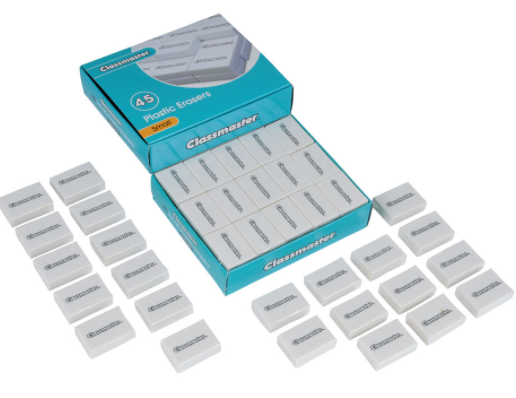  Plastic Erasers(Pack)
