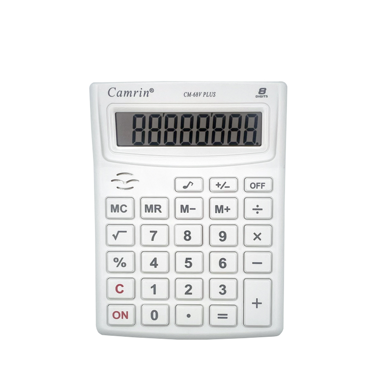 CM-68V PLUS 8 Digits Electronic Calculator Large Screen Desktop Calculators Home Office School Study Calculators Financial Accounting Tools