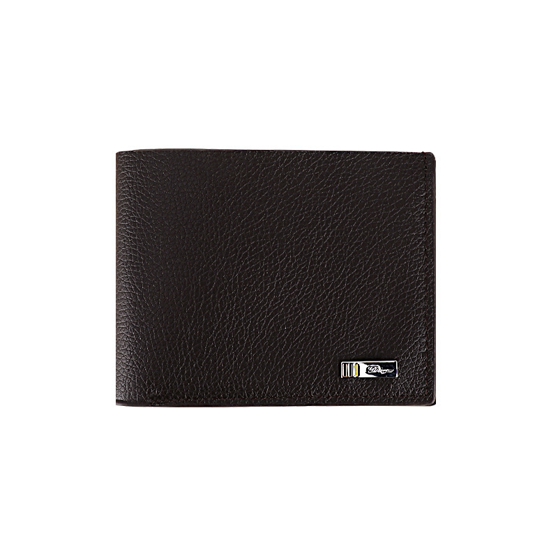 002 Men's Versatile Fashion Card Holder Two-fold Large-capacity Wallet