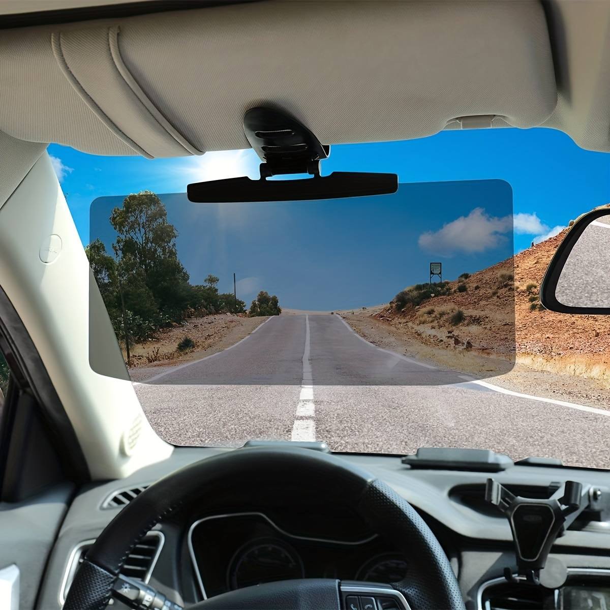 Car Sun Visor Sunglasses Holder Universal Auto Sun Shade Visor Eyeglasses Clip Multi-Functional Ticket Card Holder Car Goggles Bracket In Stock For TEMU Supply