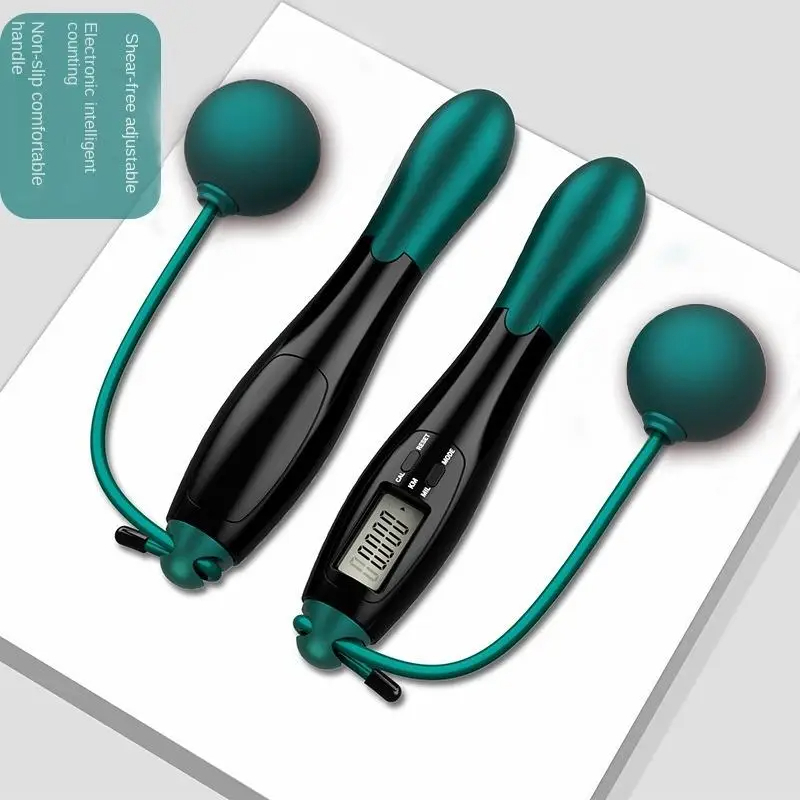 JS-002 Creative Counting Skipping Rope Wireless Skip Rope ABS Smart Electronic Digital Lose Weight Cordless Jump Ropes Portable
