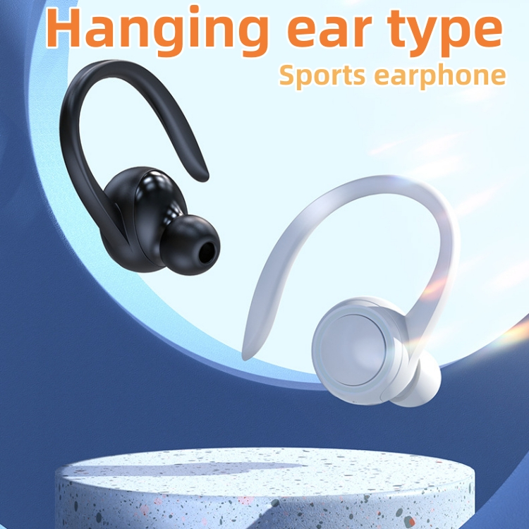 Bluetooth Headset Hanging ear type Bluetooth headset conversation business affairs vehicle Monaural wireless Bluetooth headset Super long Endurance CRRSHOP Sports earphone Full compatibility waterproof sweat-proof Male female Business Bluetooth earphones