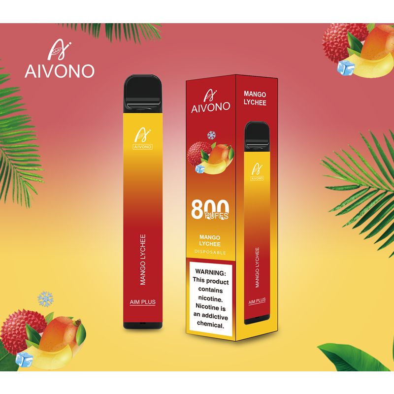 AIM PLUS 800PUFFS Ready To Puff And Go Electronic Cigarette Smoke Pod Vape Rechargeable Rruits Flavour E Juice Vapepen Ecig Ecigarette Series C
