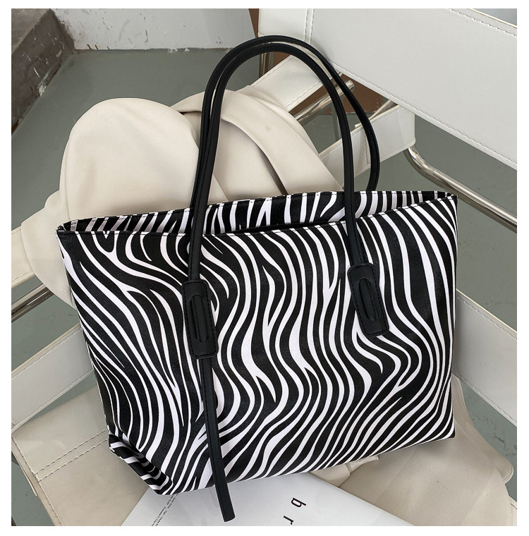 Stylish Pattern Tote Bag, Women's All-Match Shoulder Bag, Large Capacity  Handbag