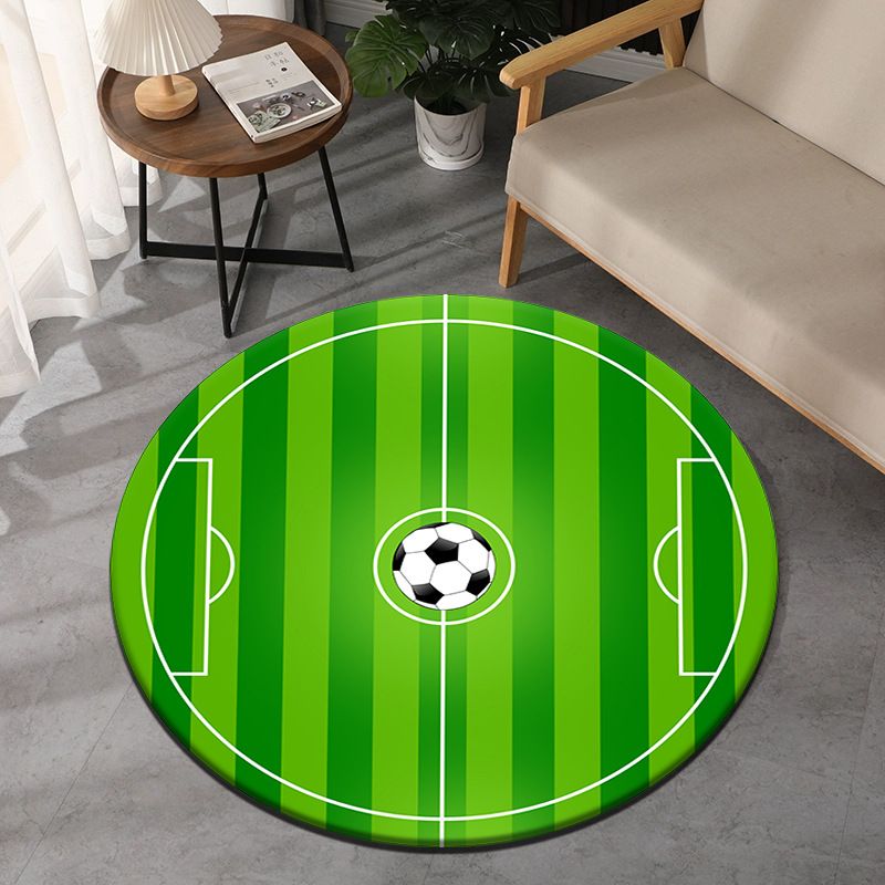 Football 3D visual carpet, floor mat, sofa blanket, bedside blanket ,mat free shipping