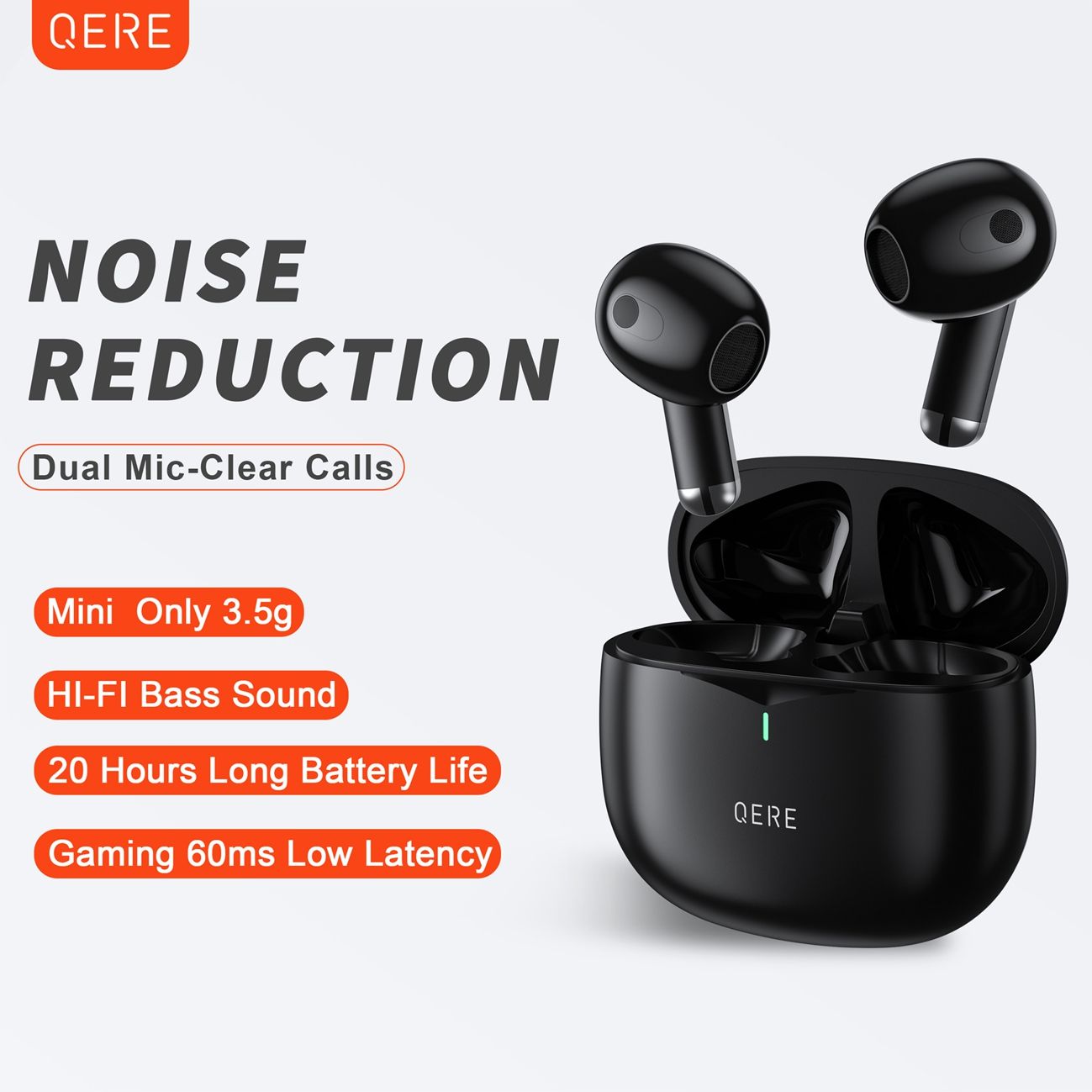 Wireless Bluetooth Headphones In-ear Heavy Bass Gaming Headphones Ultra-long Battery Life