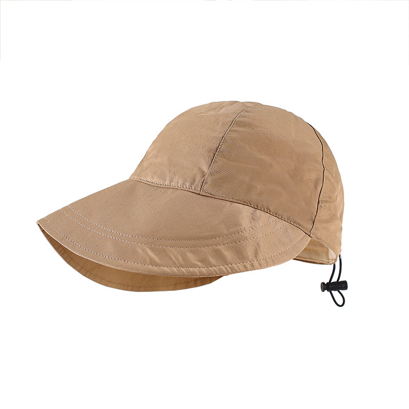 Women's Spring and Summer Sunscreen Duck Tongue Hat, Solid Color Fisherman Hat