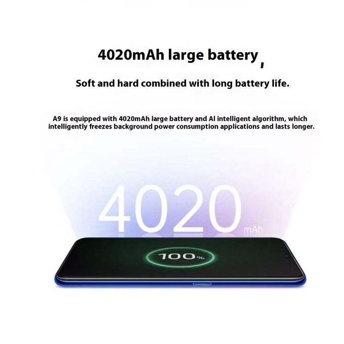 Oppo A9 Smart phone 99% New Discounted Price 4G+64G /128GB+6GB 6.49inch 60Hz LCD Display 48MP+16MP Rear Quad Camera 5000mAh 10W Fast Charge Fingerprint Unlock Mobile Phone Dual SIM Smartphones Feature Phones Free Accessories
