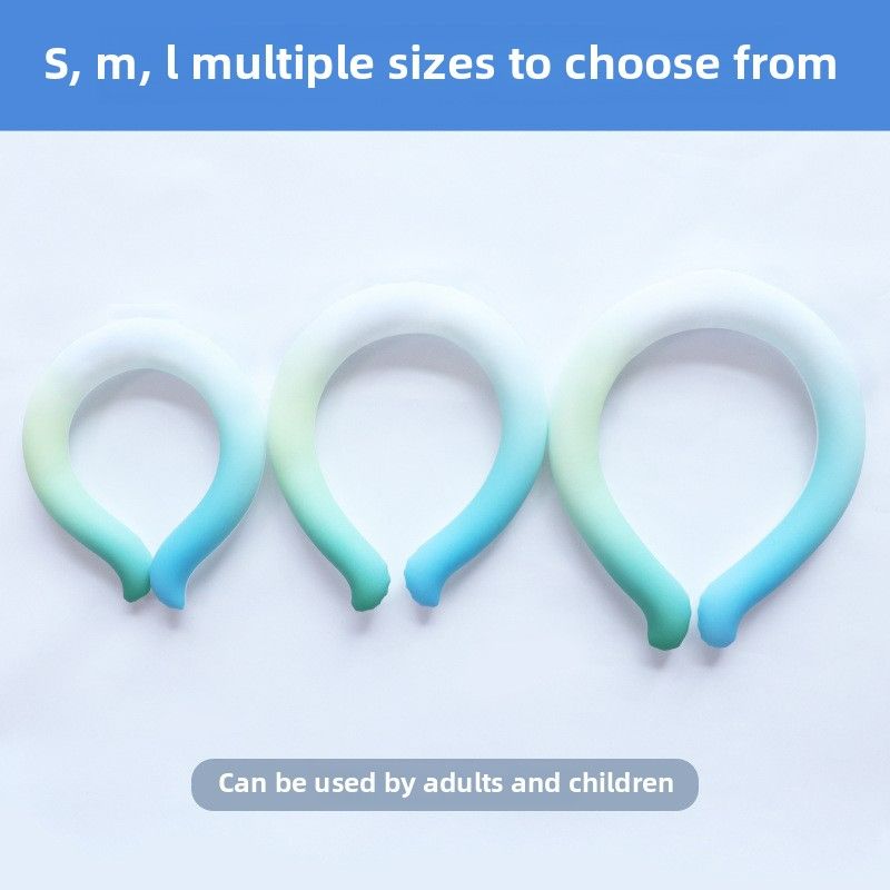 Summer product new upgrade  hot-selling gradual change neck ice ring unisex ice collar cooling ring