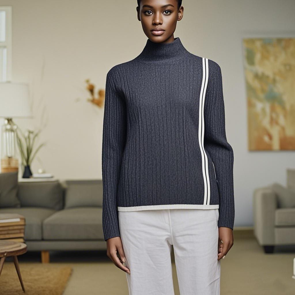 Wool knit Sweater Round Neck Sleeveless Knit Top Women's Sweater