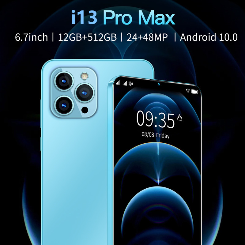 i13 Pro Max Smartphone 6.7inch 12GB RAM 512GB ROM Camera Face&Screen  Fingerprint Unlock Dual SIM Card Mobilephone |TospinoMall online shopping  platform in GhanaTospinoMall Ghana online shopping