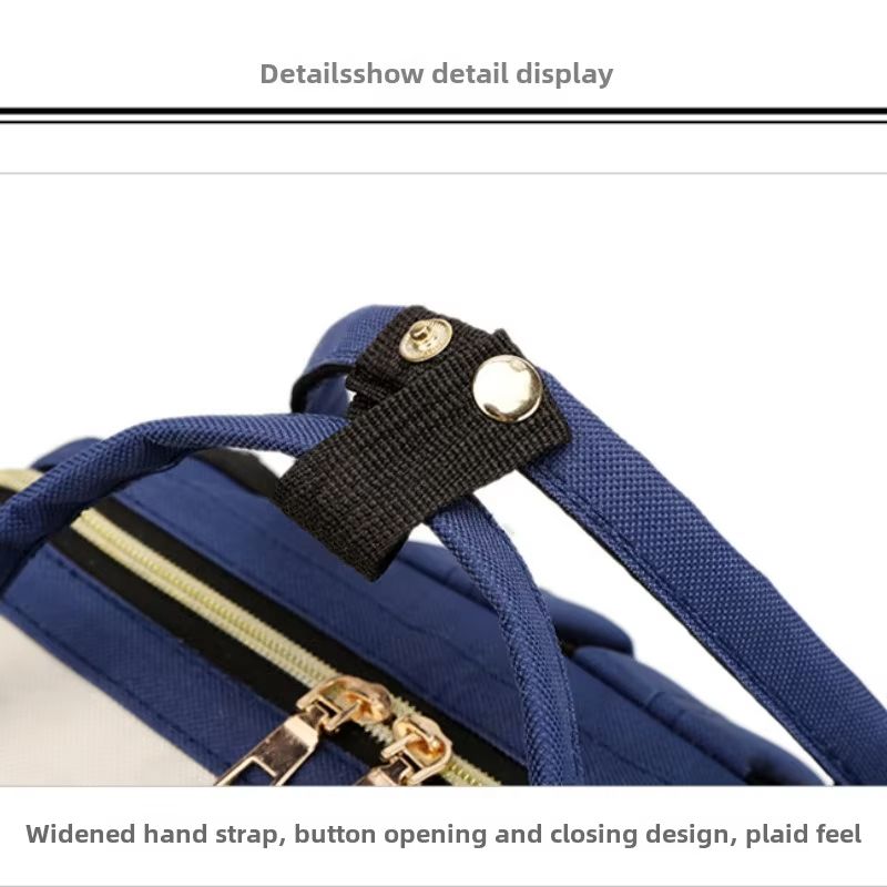 New Fashion Oxford Multi Functional Wear Resistant Insulation Large Capacity Zipper Mommy Bag Outdoor Travel Backpack