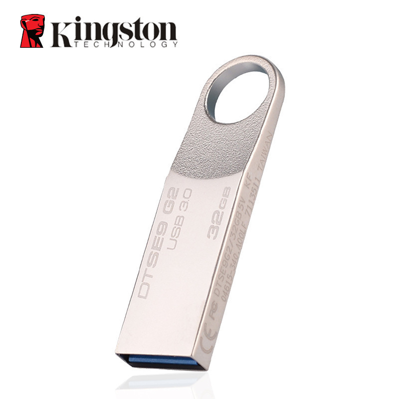 Kingston 128GB High-Speed USB 3.0 Mini-Thin Stainless Steel DTSE9 G2 32GB USB Flash Drive Memory Stick 64GB