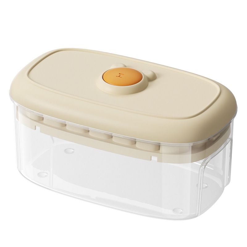 Ice Cube Tray with Lid and Bin, PHINOX 56 pcs Ice Trays for Freezer, Ice Cube Trays for Freezer with 2 trays, Container, Lid & Ice Scoop, BPA Free