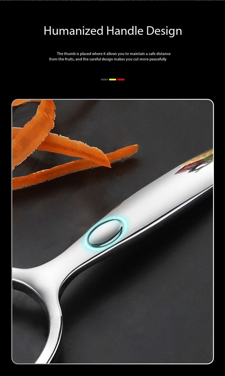 Stainless steel peeler, old - style pumpkin peeler, kitchen zinc - alloy fruit and vegetable peeler for household use, skin - scraping knife, peeling knife