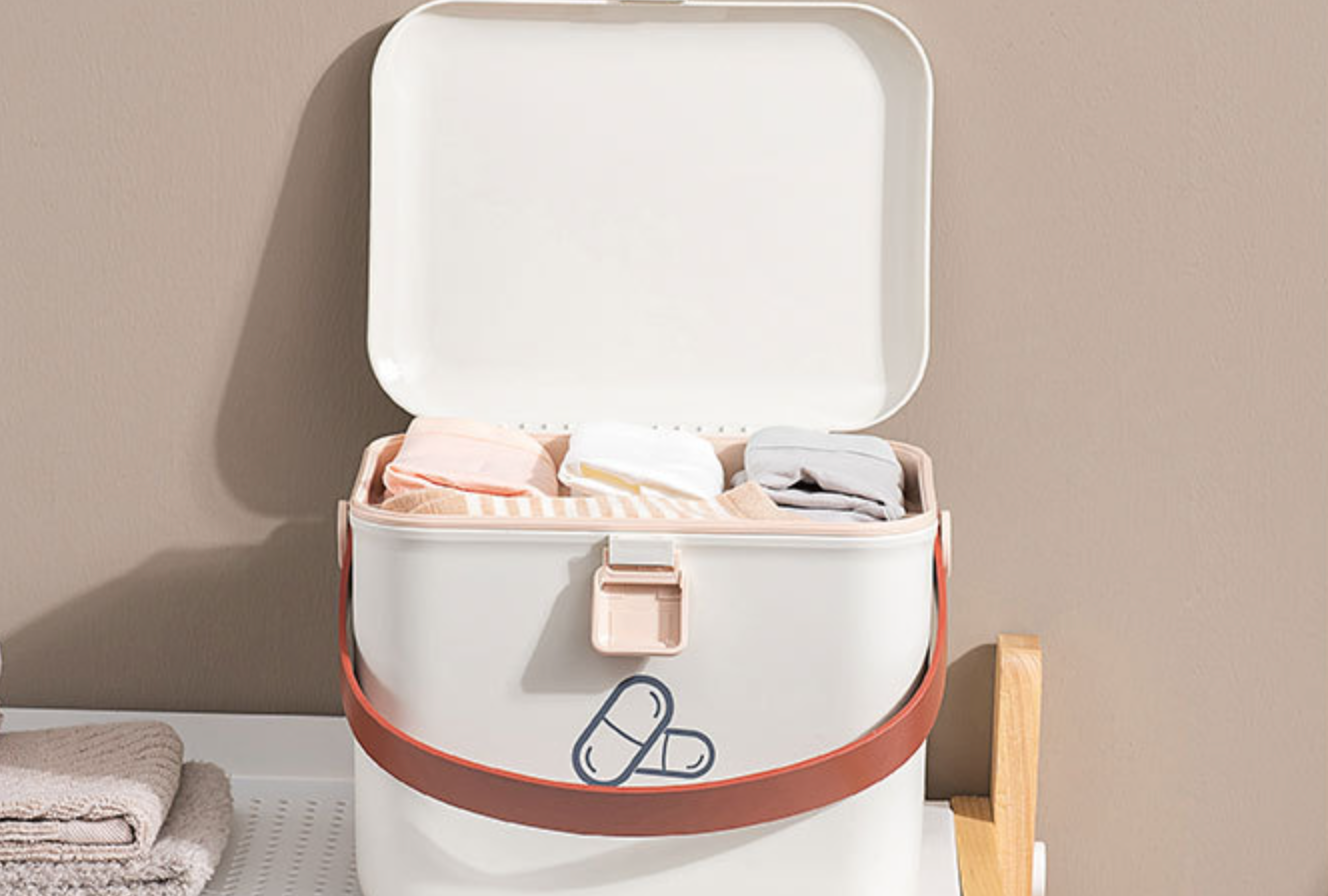 Medicine box Family multi-layer large capacity medical emergency box standing medicine small medicine box family medicine storage box