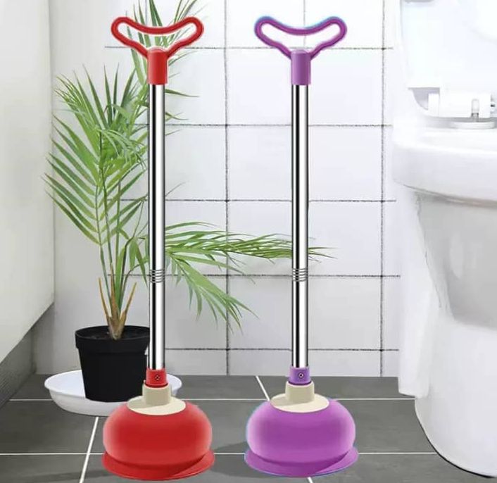 Toilet Cleaning Tools Long Handle Toilet Rubber Toilet Plunger
