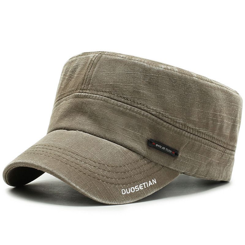 Adult Party Hats Outdoor Sunshade Fishing Hats for Men Flat-top Casual Fashion Caps Retro Cowboy Flat Cap