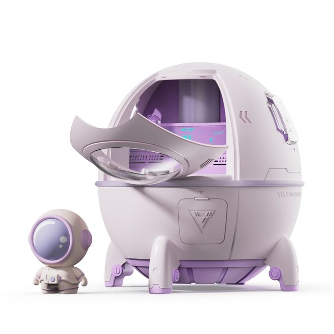 Portable Astronaut Humidifier with LED Light