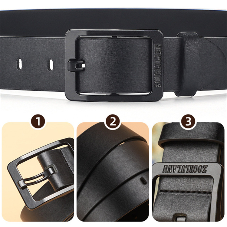 Men's Youth Casual Business Pin Buckle Belt Clothing Luggage Classic with Delicate and Comfortable PU