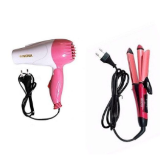 Nova Smart Hair Dryer with Straightener- 1400W