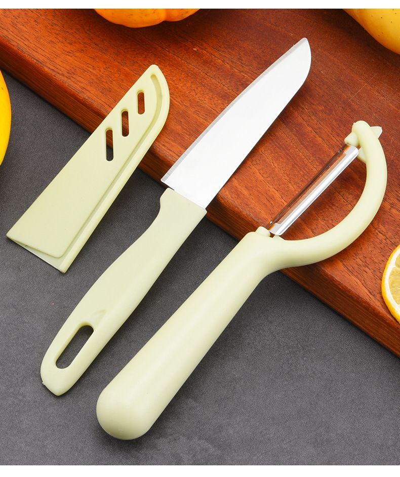 Paring knife kitchen fruit knife melon planer two-piece set cooking