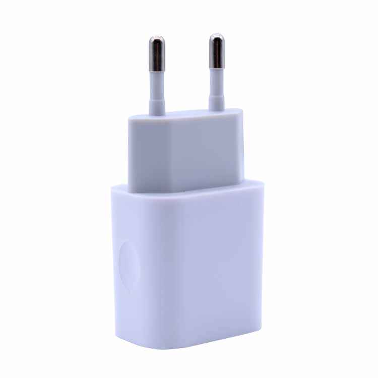 Charger Plug Twoport Fast Charger 2A Black White 1Pcs/Box
