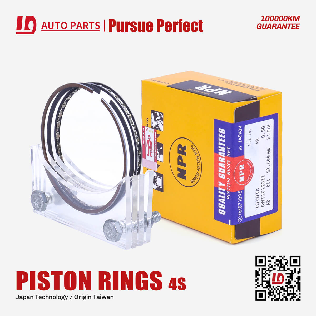 NPR 4S Engine Piston Rings OEM:SWT10123ZZ for TOYOTA