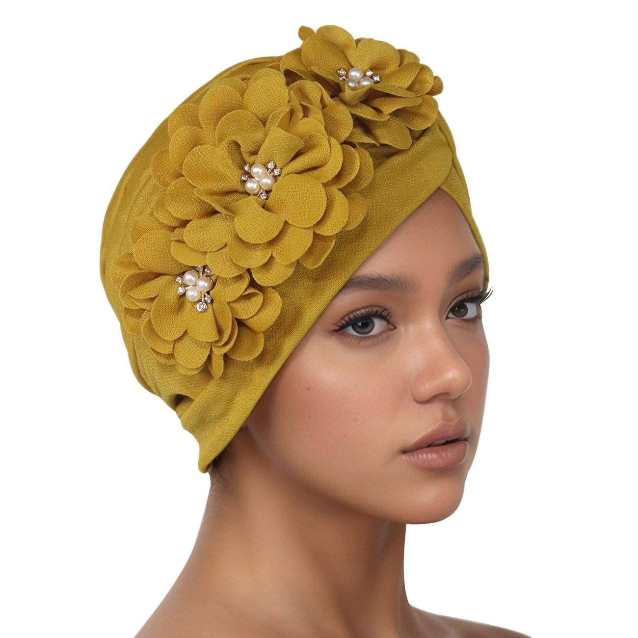 Fashion Selection Traditional Muslim Women's Headband Applique Fashion Casual Hat