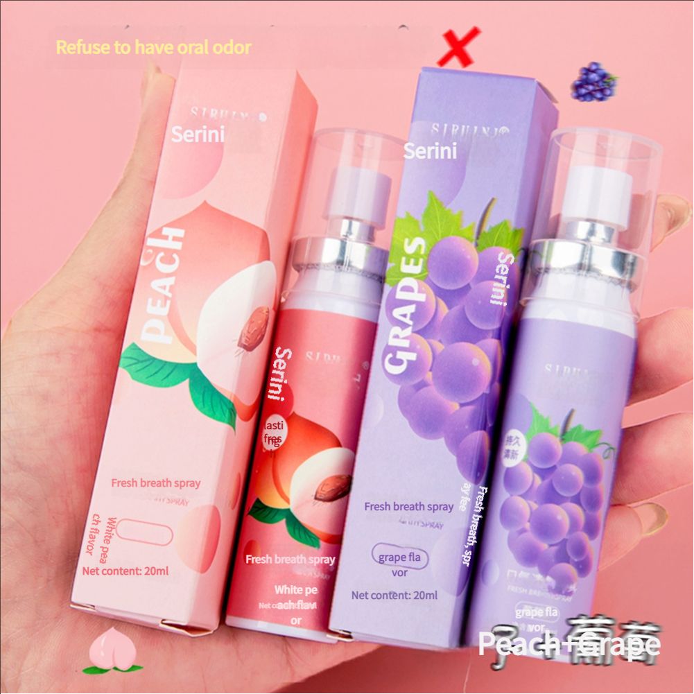 Breath refreshing spray spray 20ml oral spray freshens breath and leaves perfume fruity